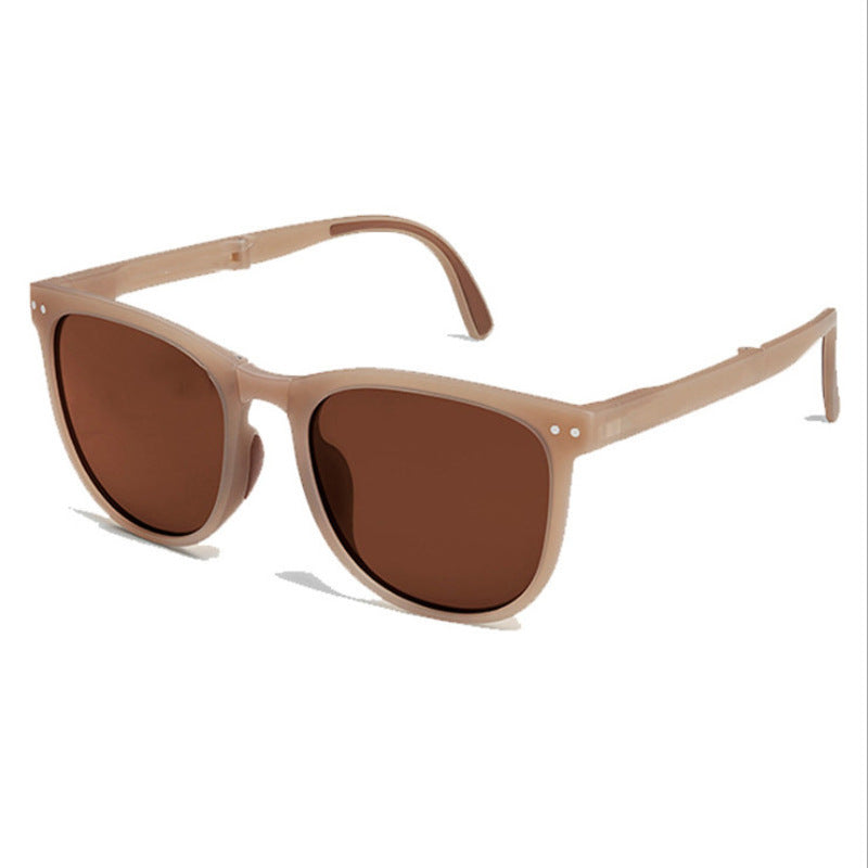 Trendy Folding Sunglasses - Convenient and Stylish!