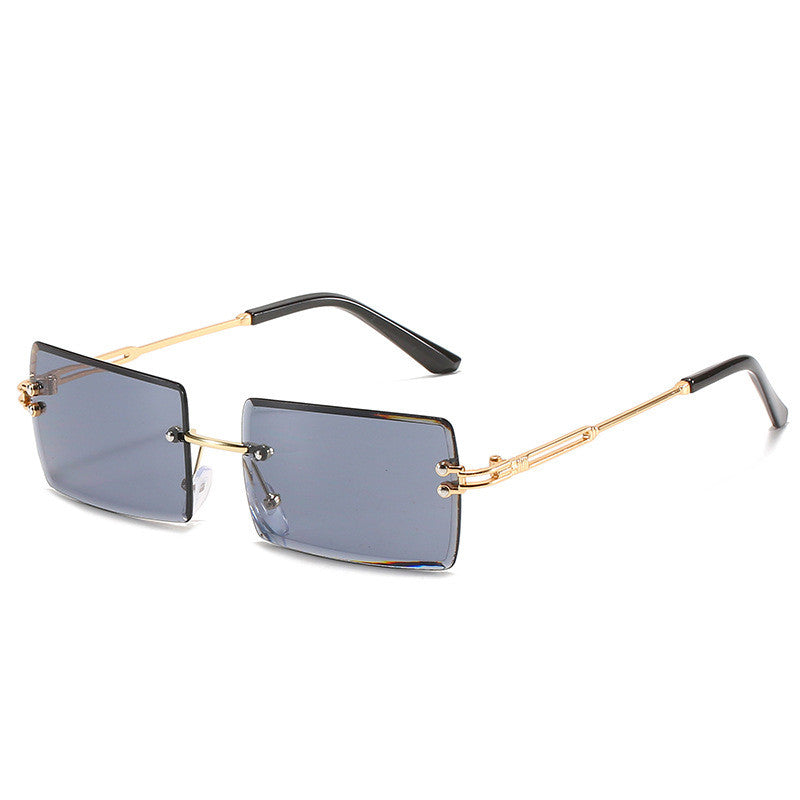 Rimless Rectangle Sunglasses