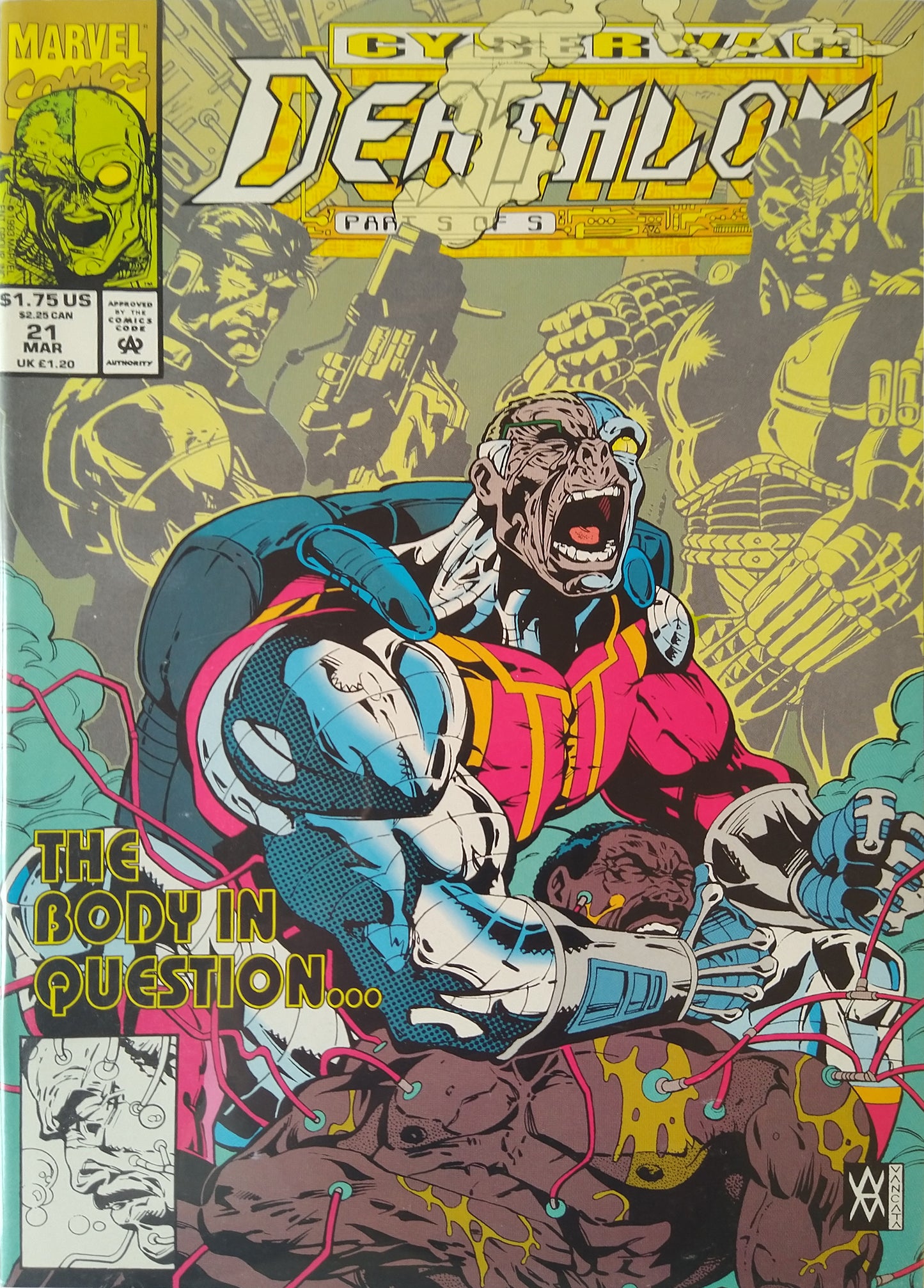 Deathlok: Cyberwar Part 5 of 5 #21 - Marvel Comics