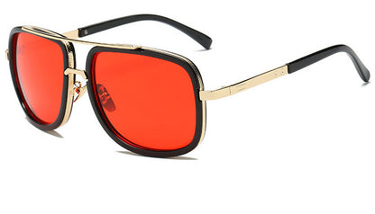 Trendy Unisex Flat Top Square Sunglasses - FREE 60 Day Replacement!