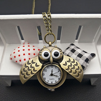 Cute Owl Pocket Watch - Two Color Options