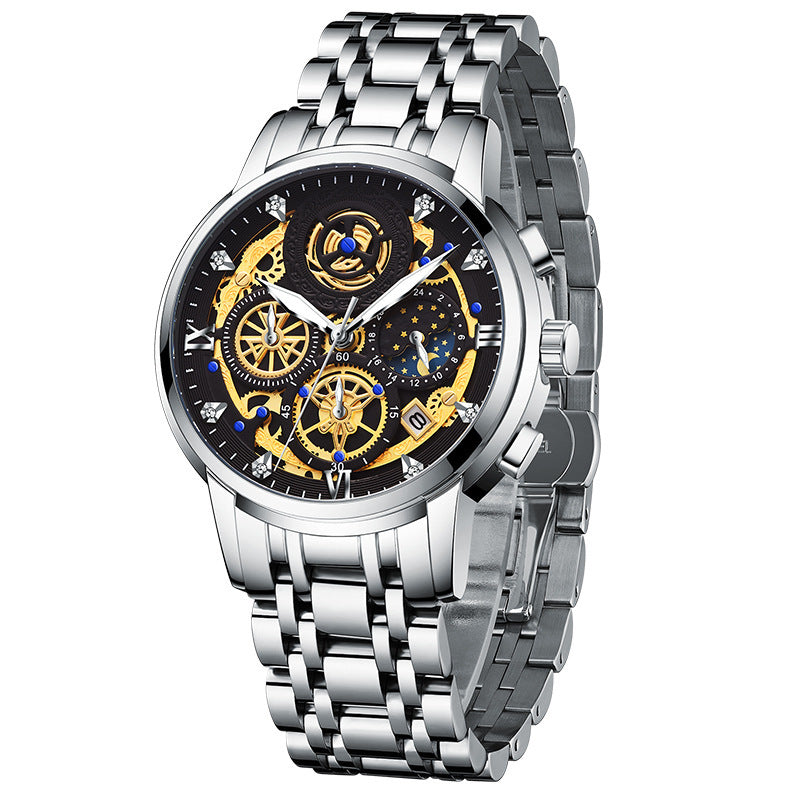 Men's Quartz Chronograph Watch - Get a Luxurious Look for Less!