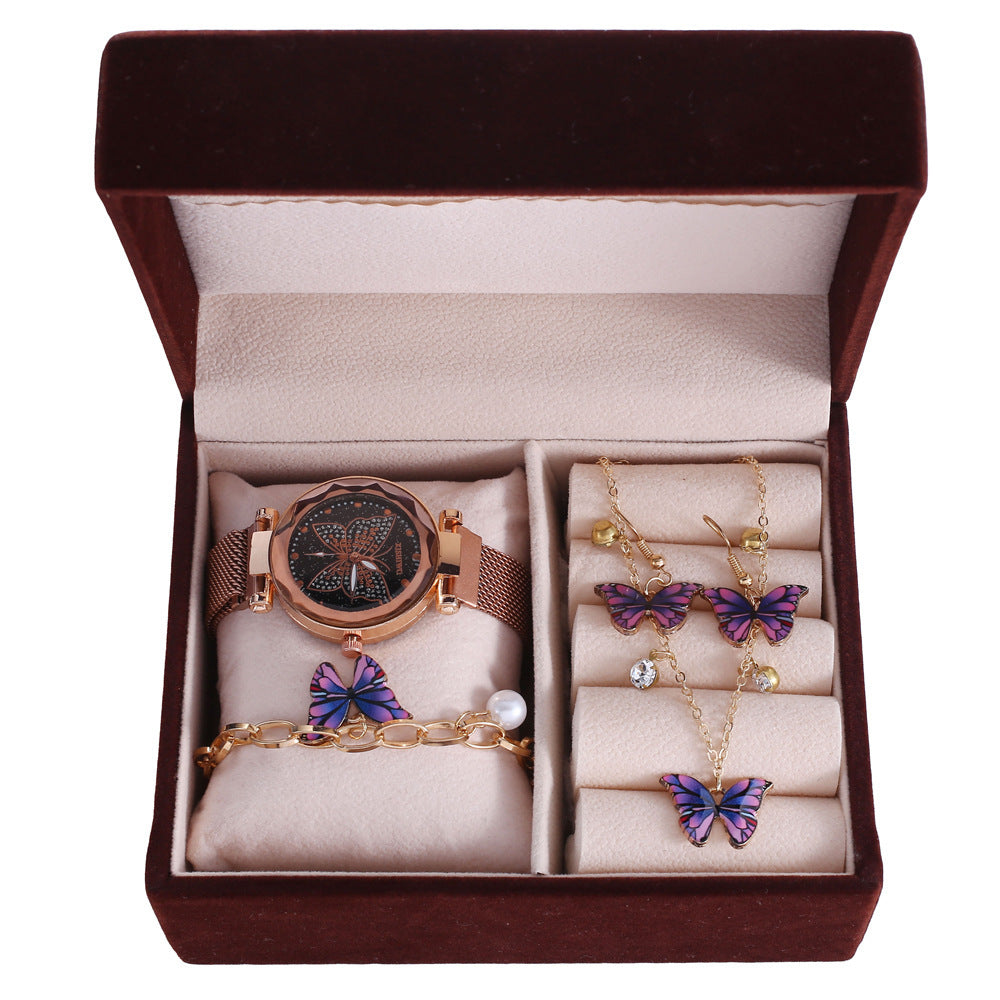 Butterfly Jewelry Gift Set - 4 Awesome Pieces!