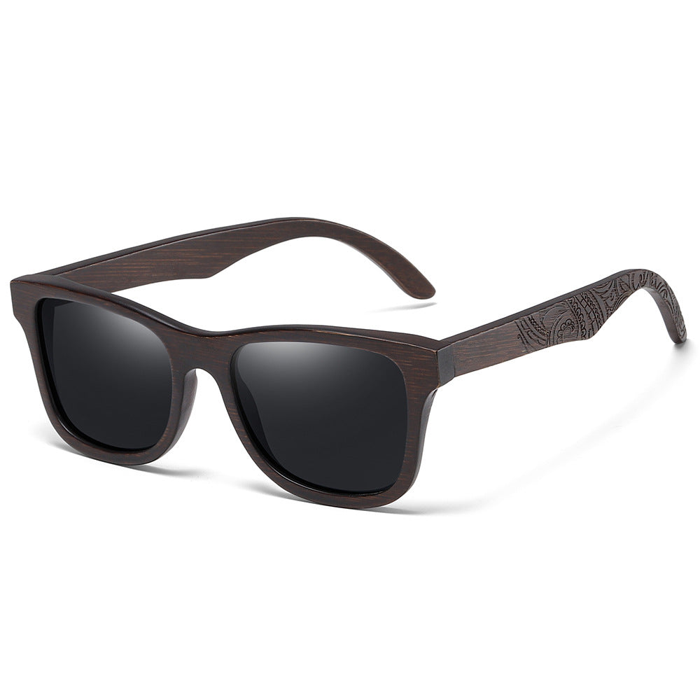 Sleek and Stylish Bamboo Sunglasses