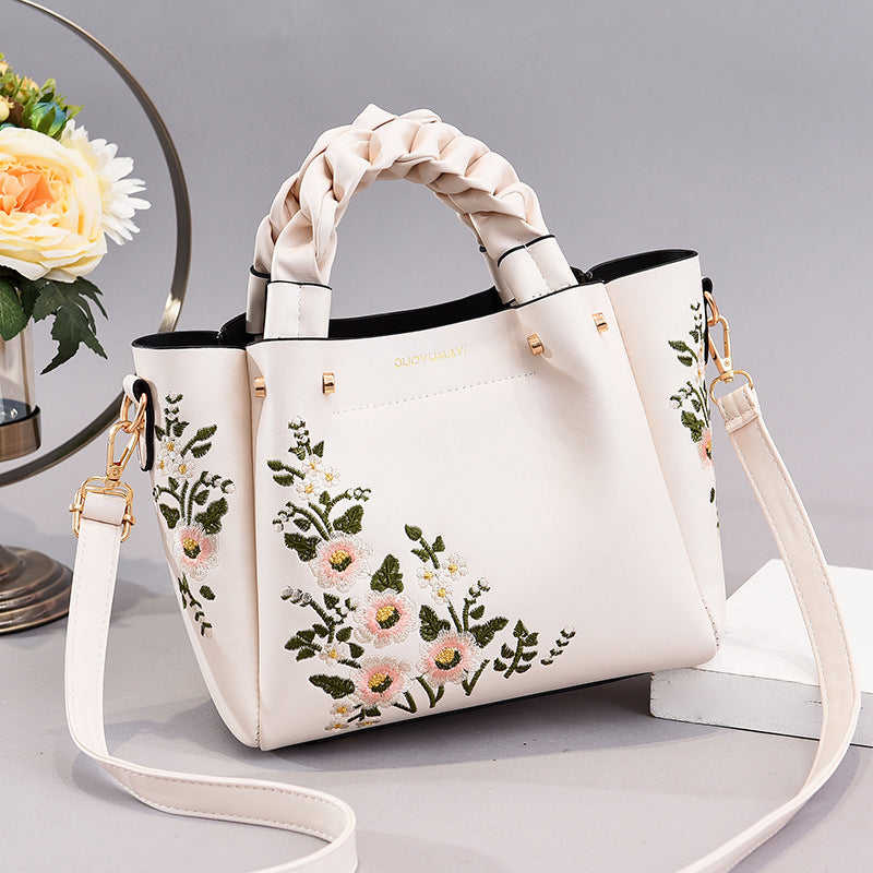 Pretty Flower Shoulder Bag - Phenomenal Floral Pattern!