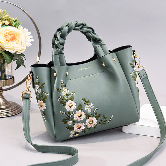 Pretty Flower Shoulder Bag - Phenomenal Floral Pattern!