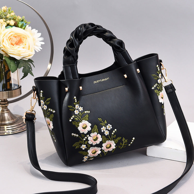 Pretty Flower Shoulder Bag - Phenomenal Floral Pattern!