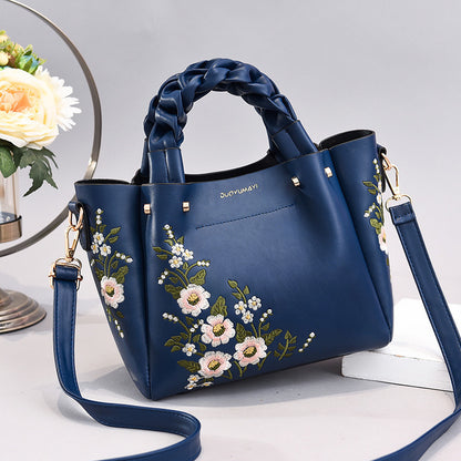 Pretty Flower Shoulder Bag - Phenomenal Floral Pattern!