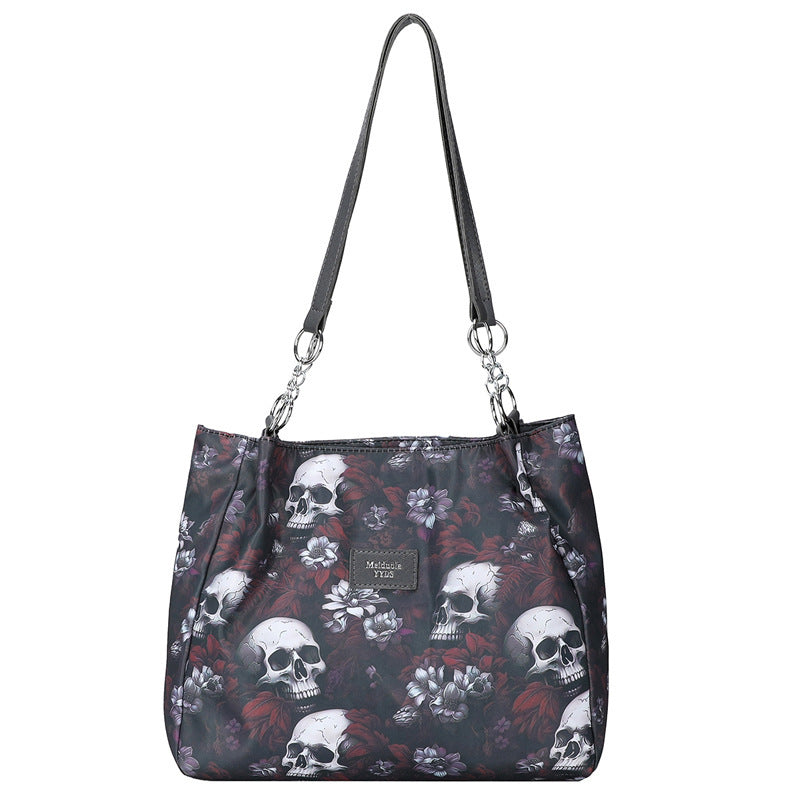 Tropical Skull Shoulder Bag