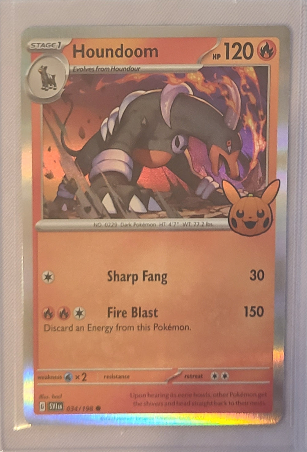 Houndoom #34 Holo - Trick or Trade