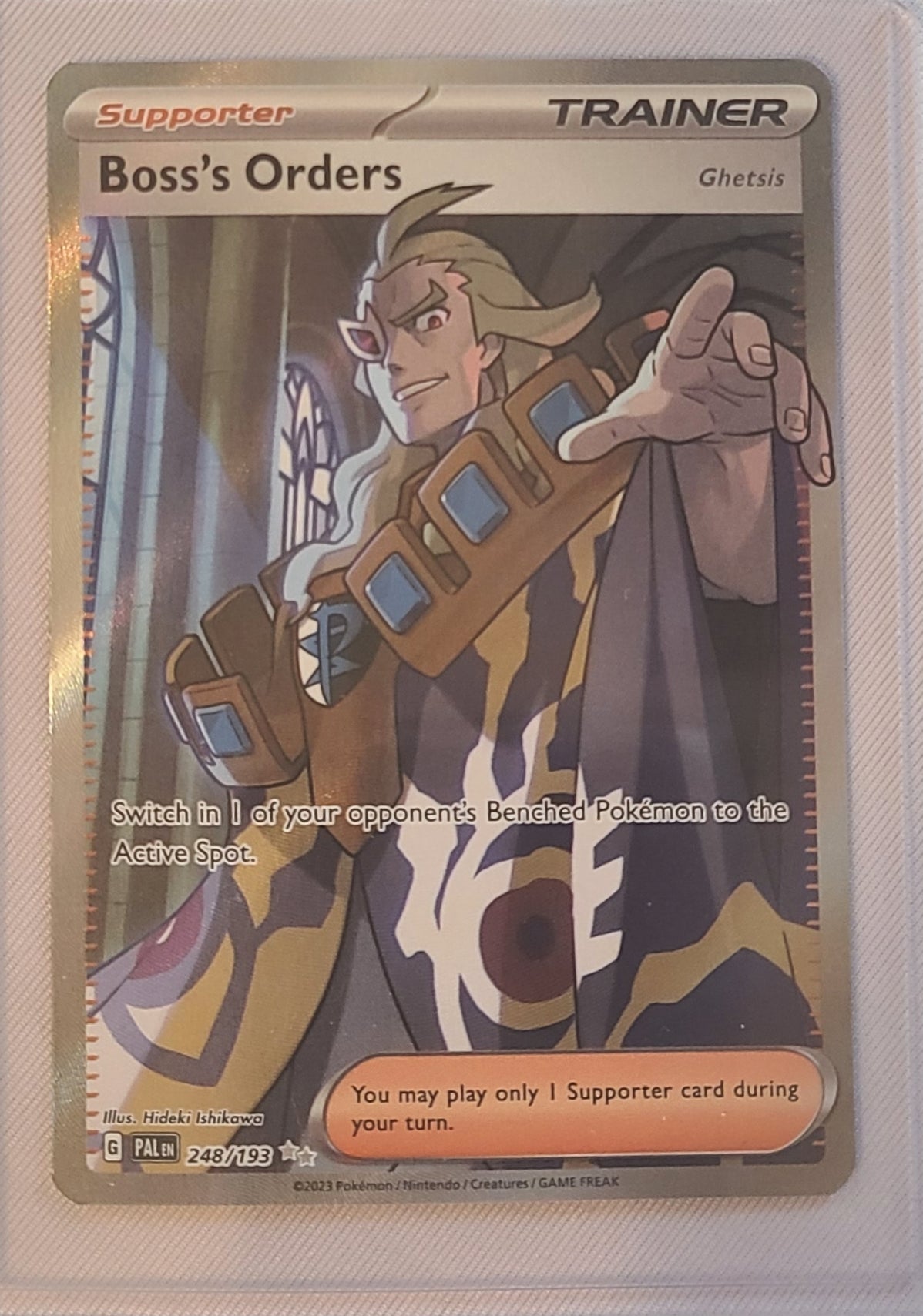 Boss's Orders Holo #248 - Rare Trainer Card