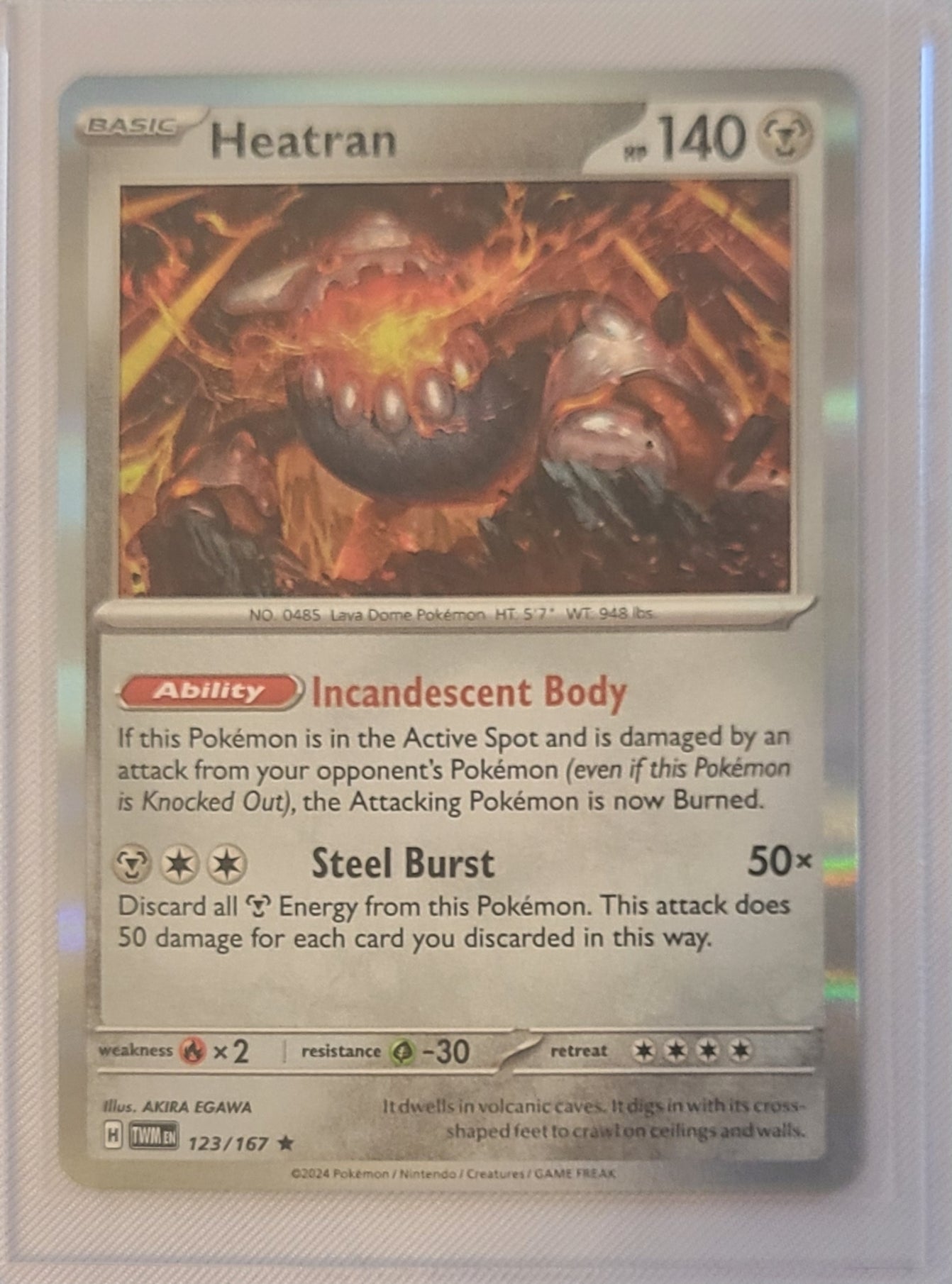 Heatran #123 Holo