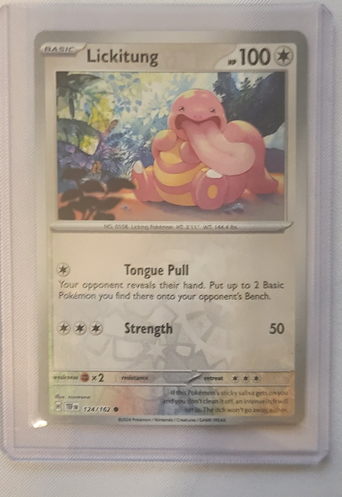 Lickitung #124 Reverse Holo