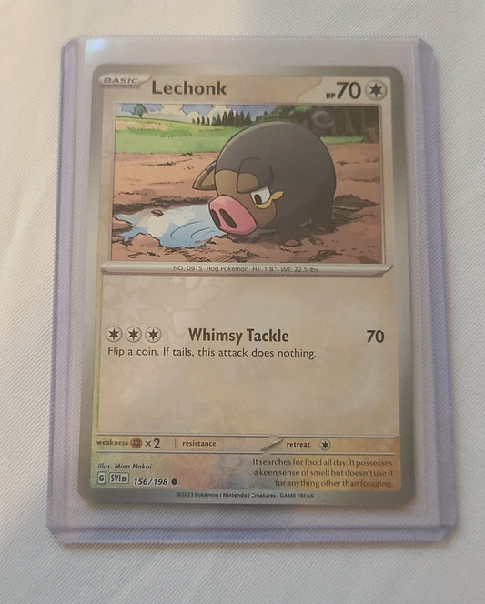 Lechonk #156 Reverse Holo