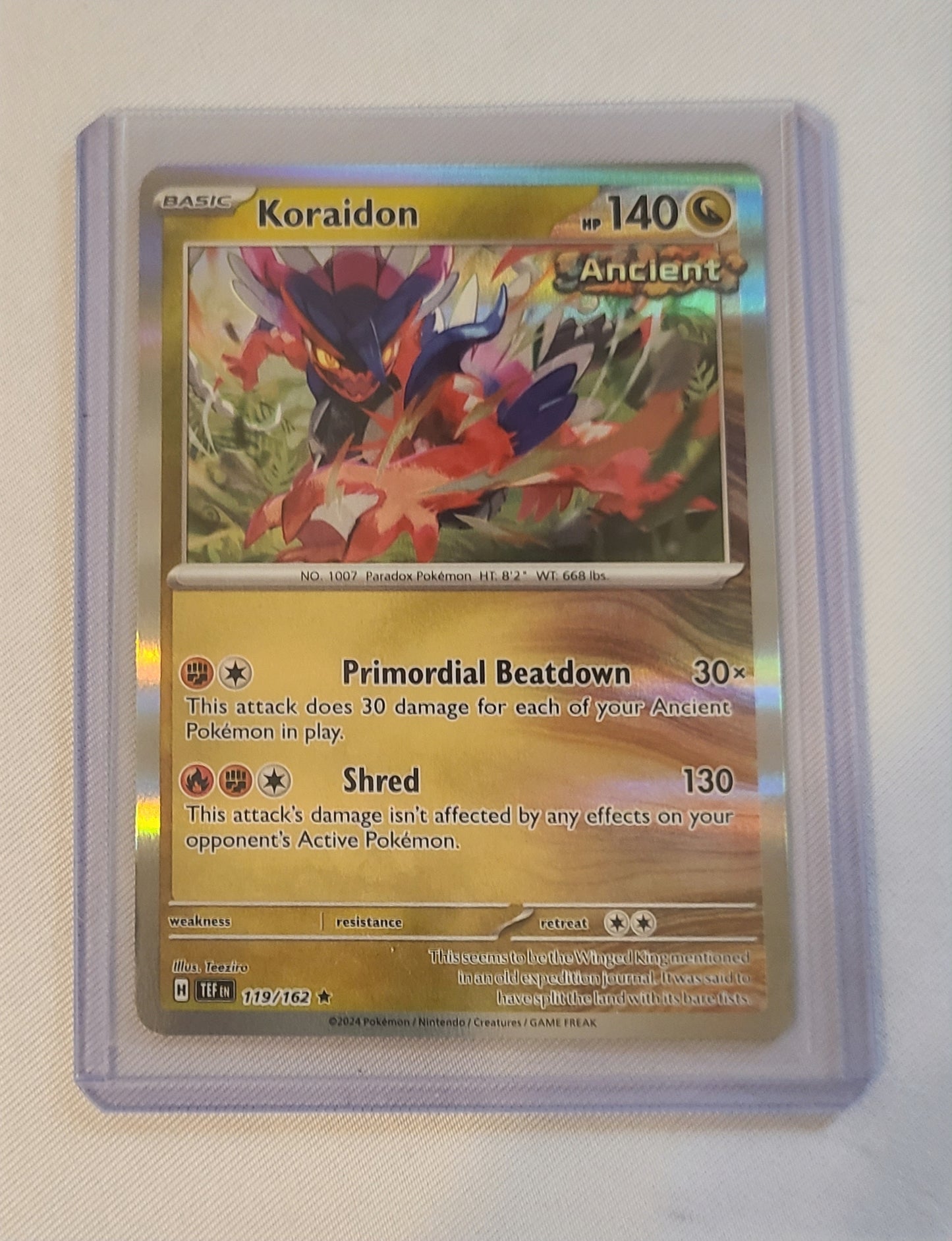 Koraidon #119 Holo - Temporal Forces