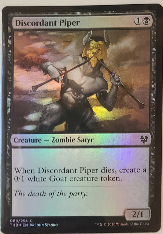 Discordant Piper #88 - Foil - Magic Theros Beyond Death