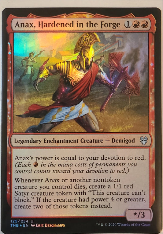 Anax Hardened in the Forge #125 Foil- Magic Theros Beyond Death