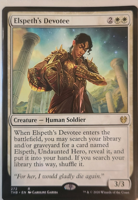 Elspeth's Devotee - Magic Theros Beyond Death - Rare