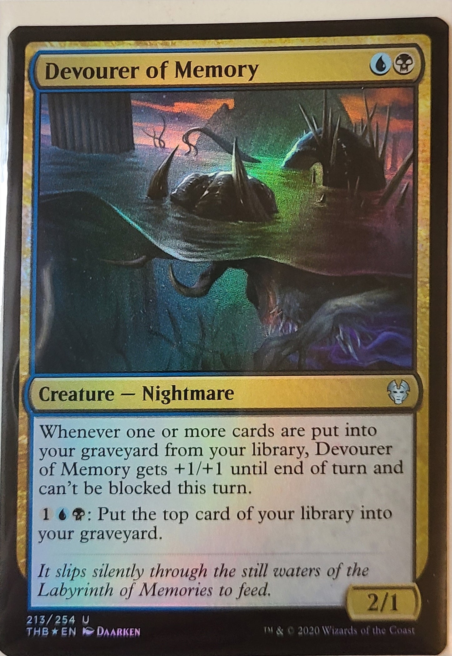 Devourer of Memory #213 - Foil - Magic Theros Beyond Death