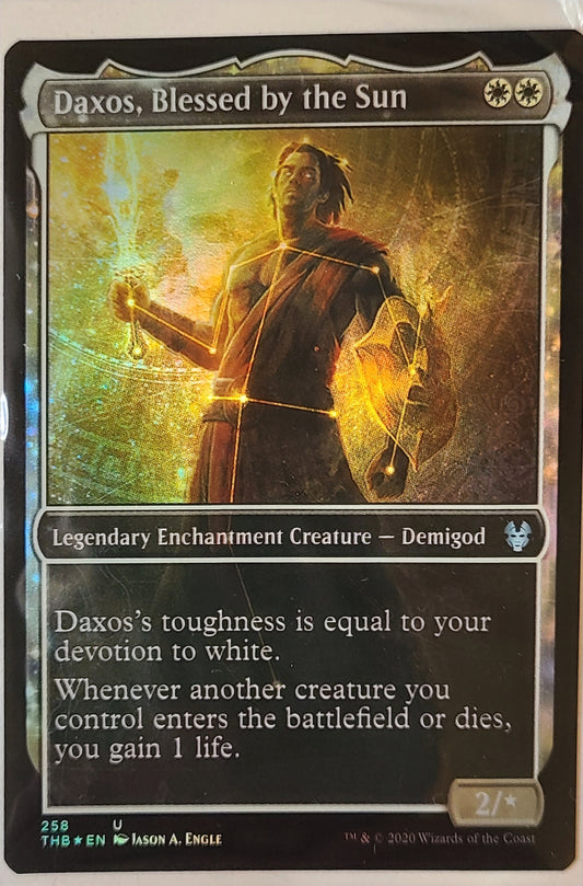 Daxos Blessed by the Sun #258 Foil- Magic Theros Beyond Death