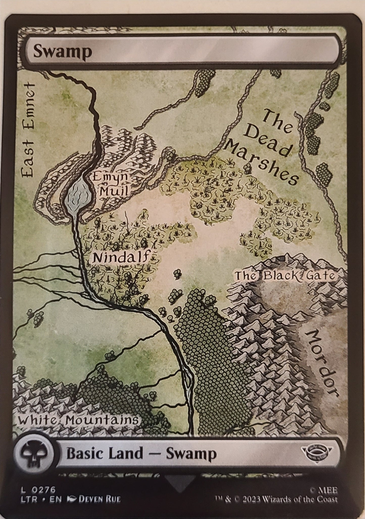 Swamp #276 - Magic Lord of the Rings