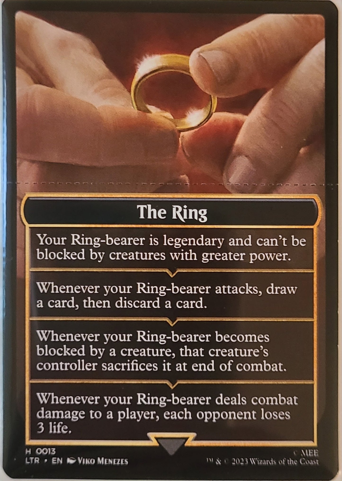 Ring Helper Card 0013 - Magic Lord of the Rings