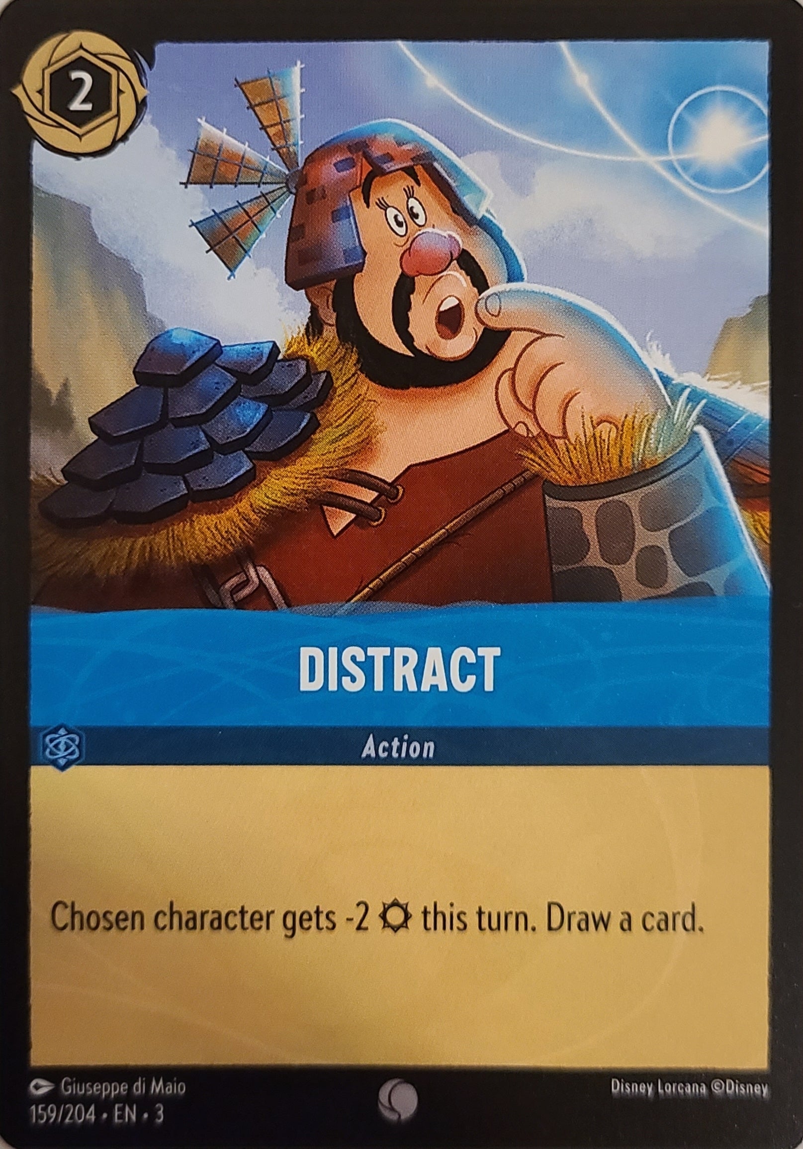 into the inklands card sleeves Distract #159