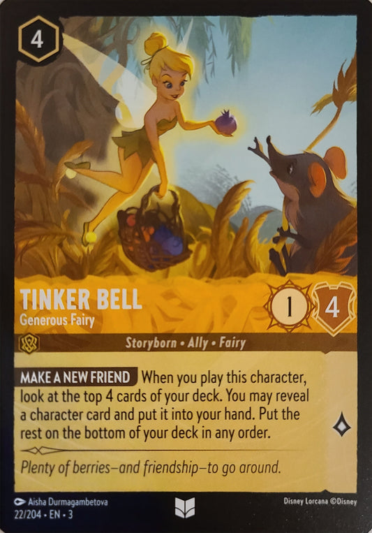 Tinker Bell Generous Fairy #22 - Into The Inklands