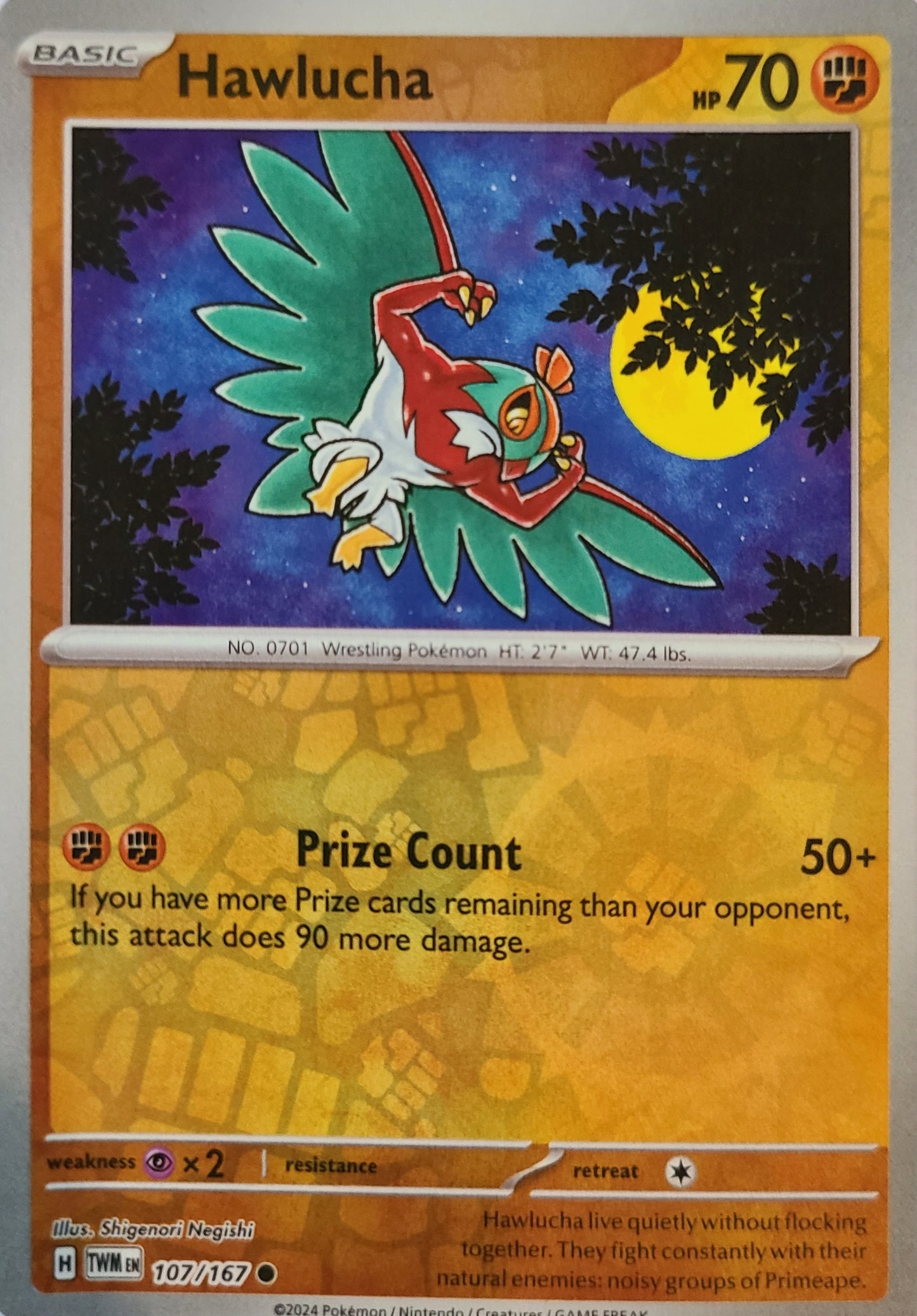 Hawlucha #107 - Reverse Holo - Twilight Masquerade