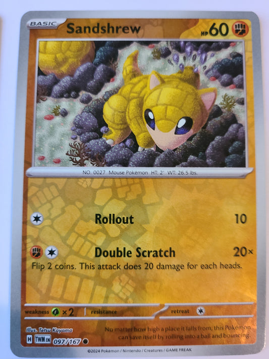 Sandshrew #97 - Reverse Holo - Twilight Masquerade