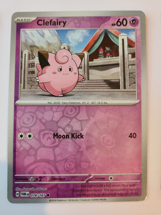 Clefairy #78 - Reverse Holo - Twilight Masquerade