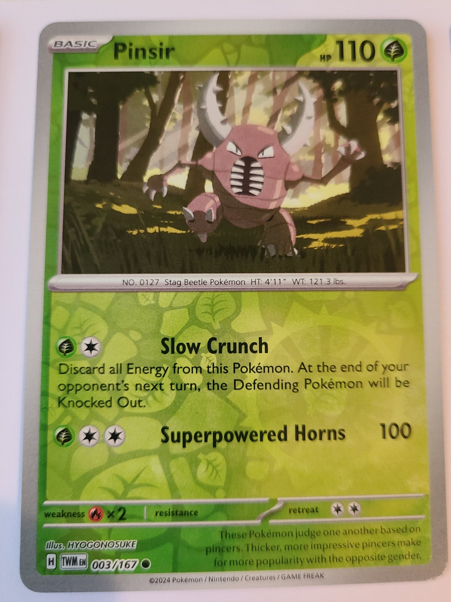 Pinsir #3 - Reverse Holo - Twilight Masquerade