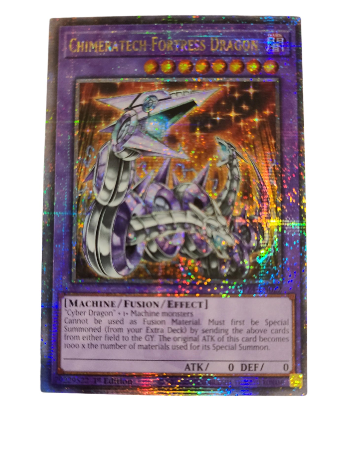 Chimeratech Fortress Dragon Quarter Century Rare! MP24-EN022- 25 Anniversary Tin Dueling Mirrors