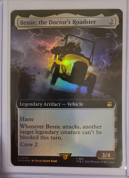 Bessie, The Doctor's Roadster(Extended Art) #455 - Magic Doctor Who - Rare