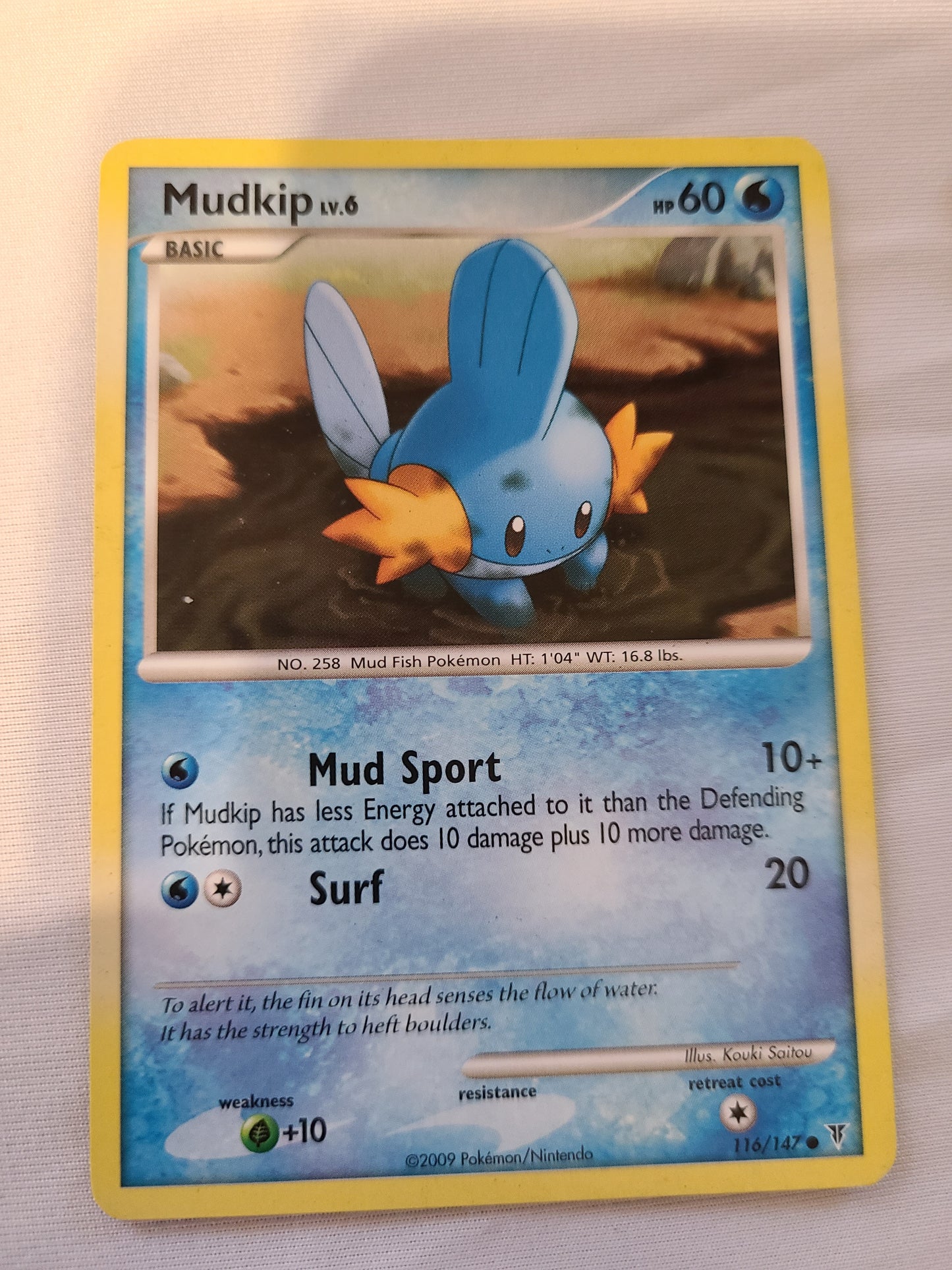 10¢ Card - Mudkip #116 - Supreme Victors