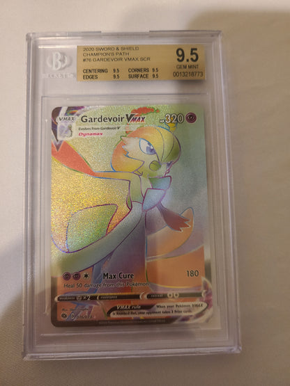 GRADED CARD - Gardevoir #76 Vmax from Champions Path - BGS 9.5