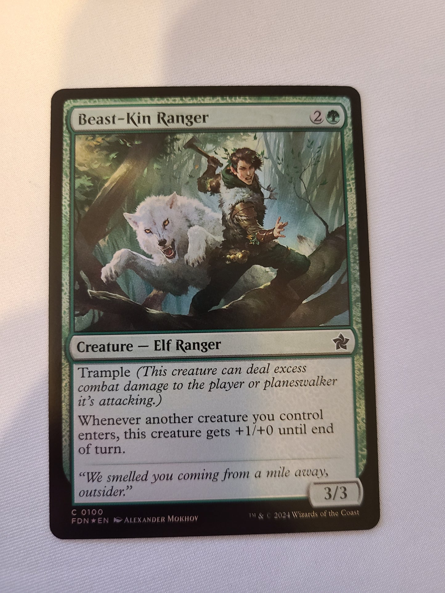 Beast-Kin Ranger #100 Foil - MTG Foundations