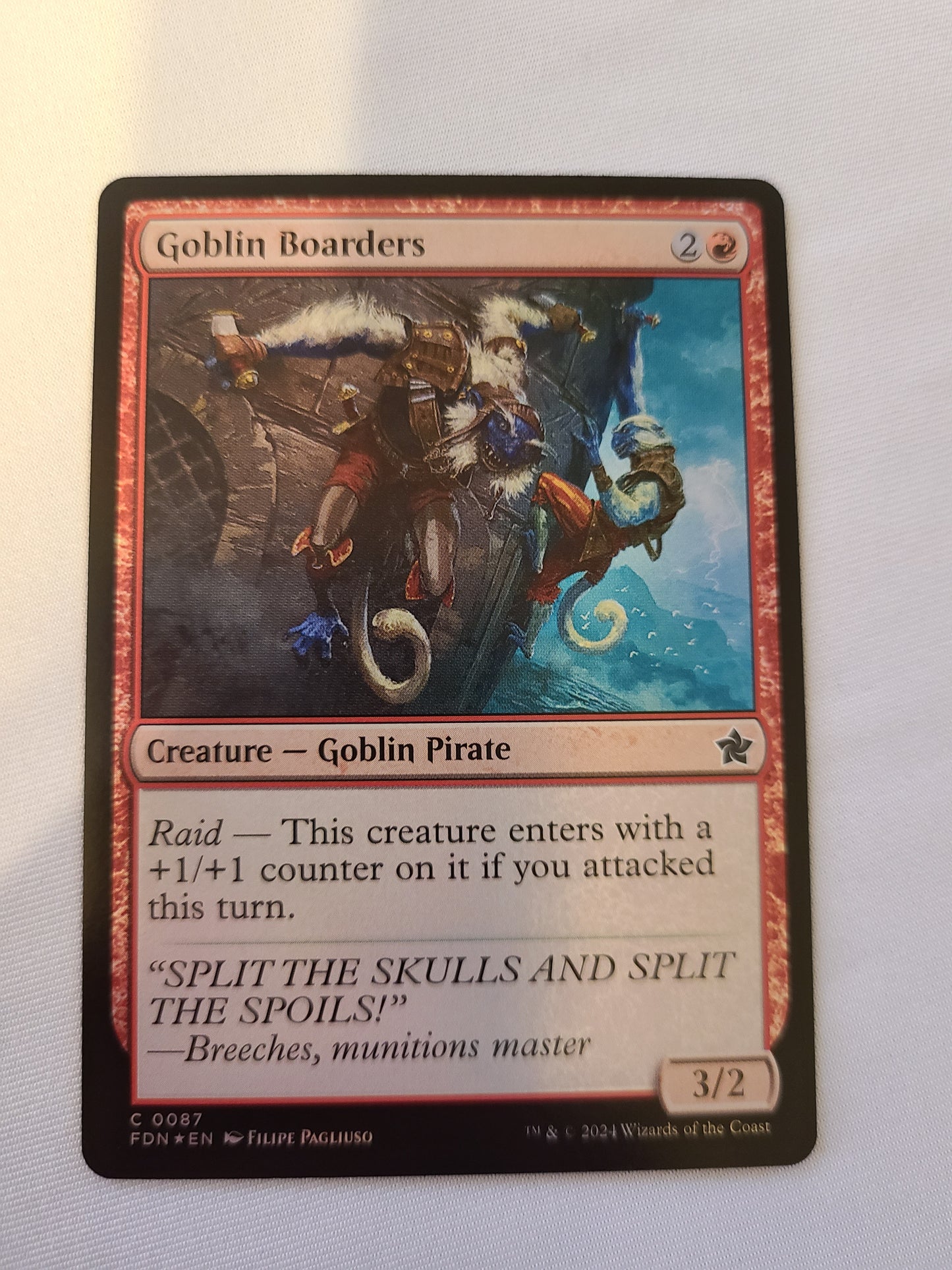 Goblin Boarders #87 Foil - MTG Foundations