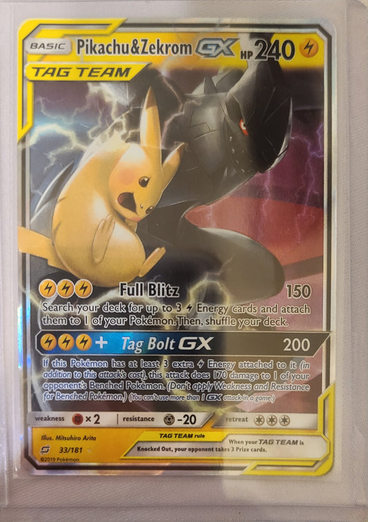 Pikachu & Zekrom GX #33