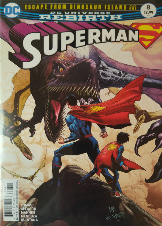 Superman #8 - Escape From Dinosaur Island Part One - DC Universe Rebirth