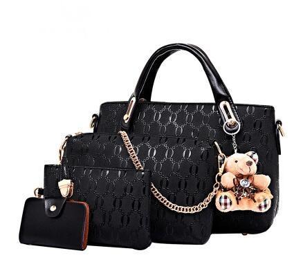 Korean Inspired Four Piece Handbag Set