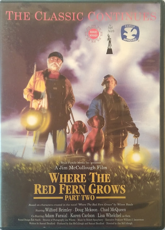 Where the Red Fern Grows Part Two - The Classic Continues DVD