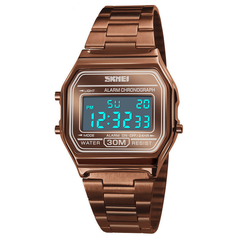 Men's Retro Style Digital Watch