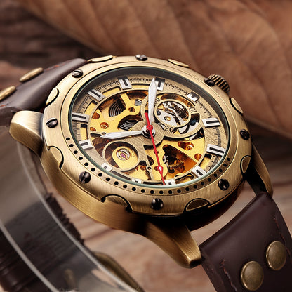 Men's Steampunk Mechanical Watch