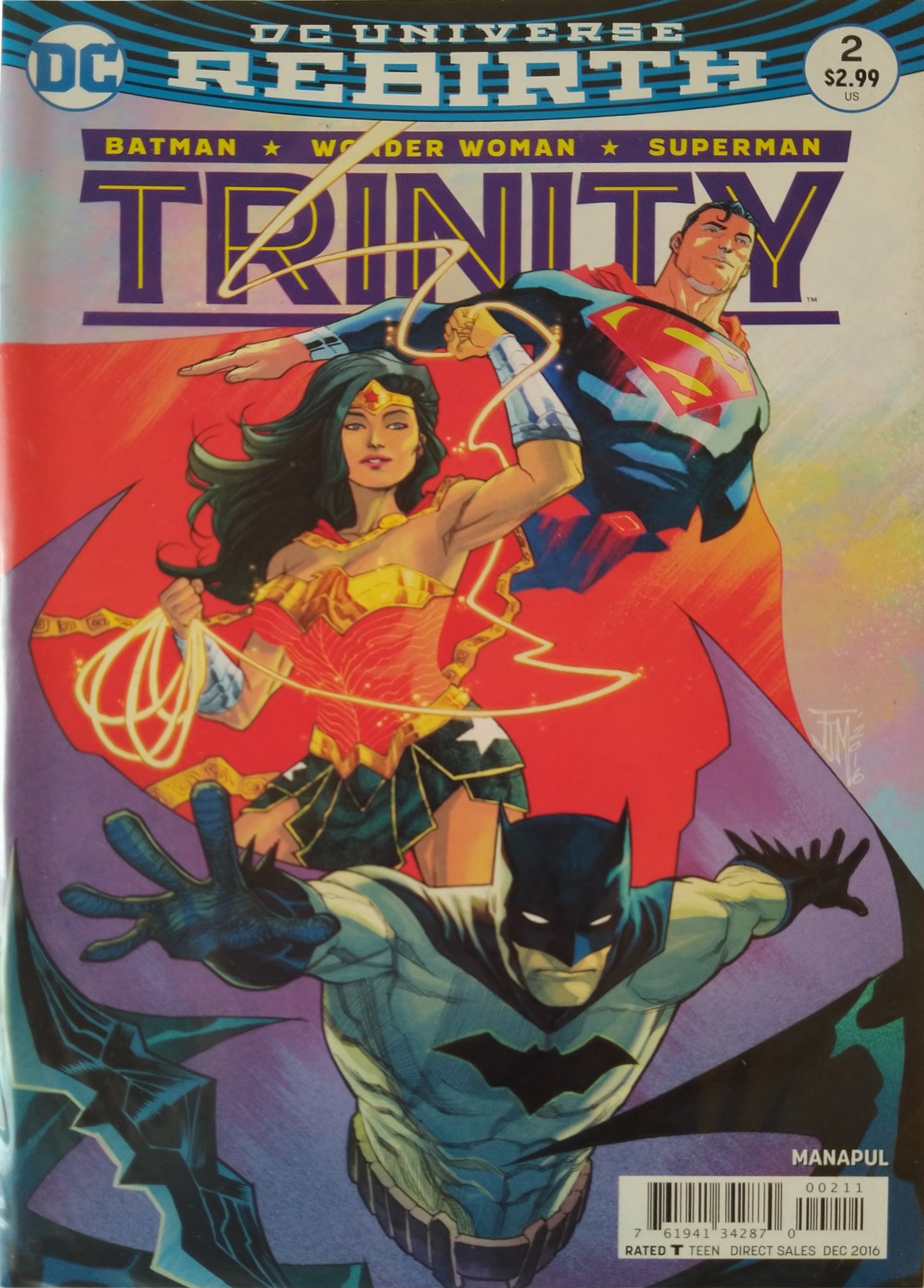 Trinity: Batman Wonder Woman Superman #2 - DC Universe Rebirth