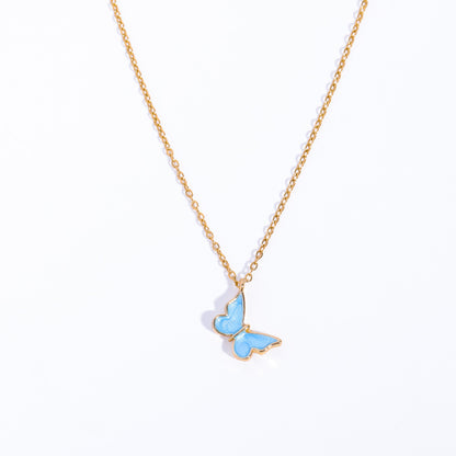 Simply Beautiful Butterfly Necklace. Ultra Affordable Statement Piece!