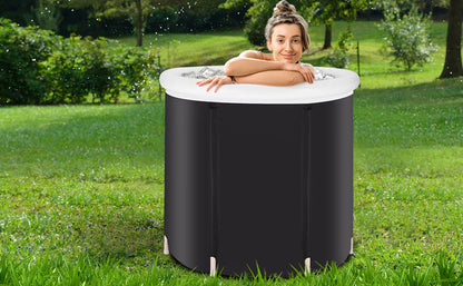 Foldable Recovery Ice Tub for Adult Cold Water Therapy.