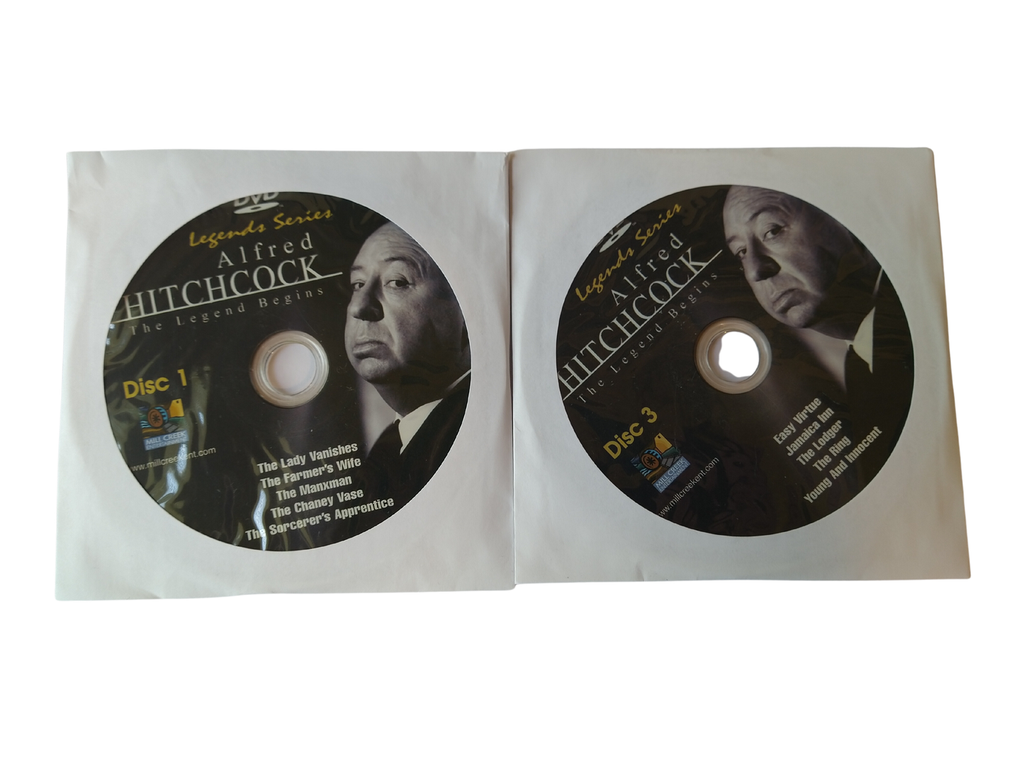 Alfred Hitchcock 4 Disc Legend Series - Discs Only