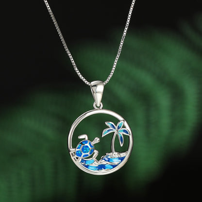 Tropical Turtle Necklace