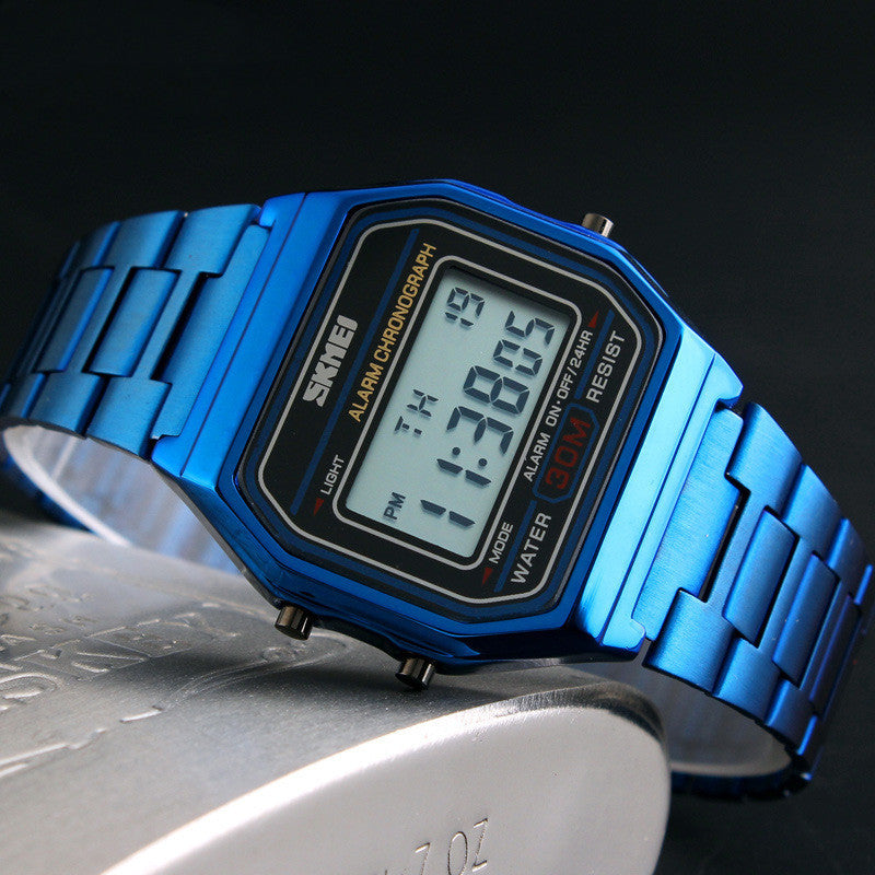 Men's Retro Style Digital Watch